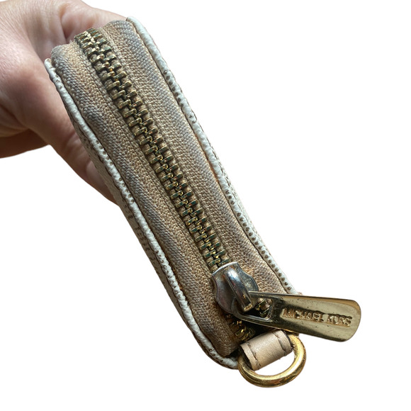 Michael Kors Hamilton North South Tote Vanilla + Matching Wallet - Picture 16 of 17